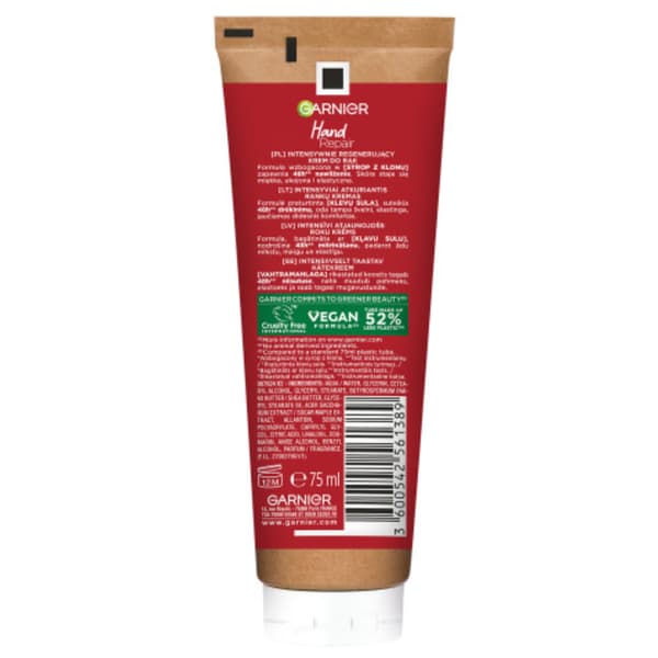 Garnier Hand Repair regenererande handkräm med lönnsirap 75ml