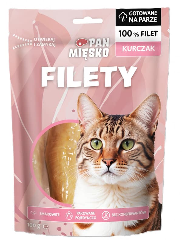 Mr. Meat | Kattgodis - Kycklingfiléer 100g