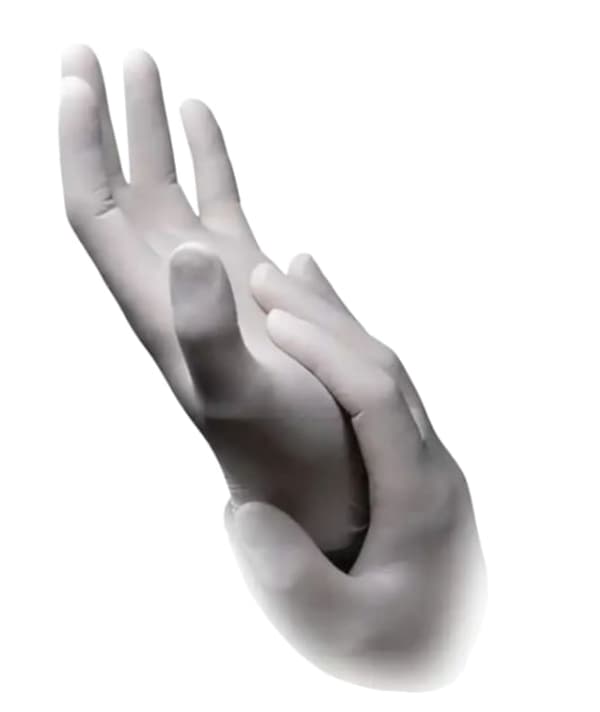 Handskar latex BASIC-TOUCH AMPRI pudrerfri Komfort och Skydd 100 st - Storlek S