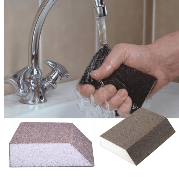 Vinklet slibesvamp P 150 5 stk til slibning
