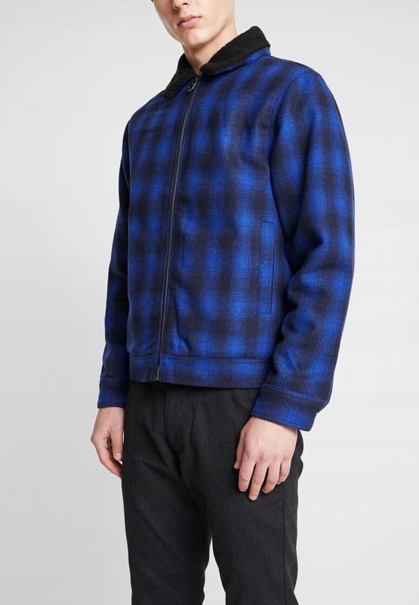 LEE HERR MARINBLACK ULLJACKA MED KRAGE, M