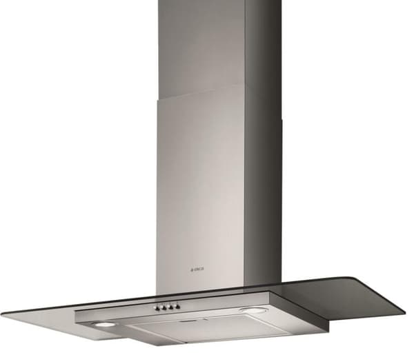 Emhætte ELICA FLAT GLASS IX/A/90 Inox+glas