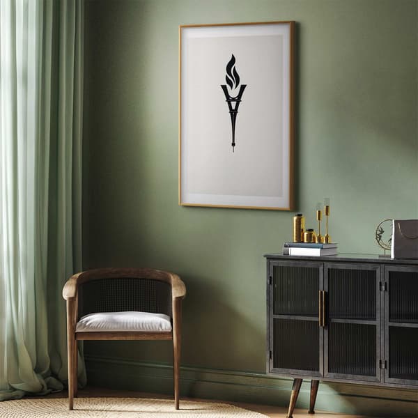 Plakat - Tal med faldende sne