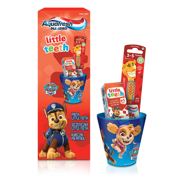 719259 Aquafresh Sæt med rød kop