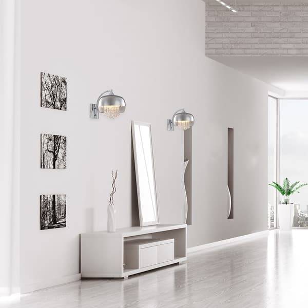 VÆGLAMPE LUNA 1 E14 KROM MILAGRO ML3803