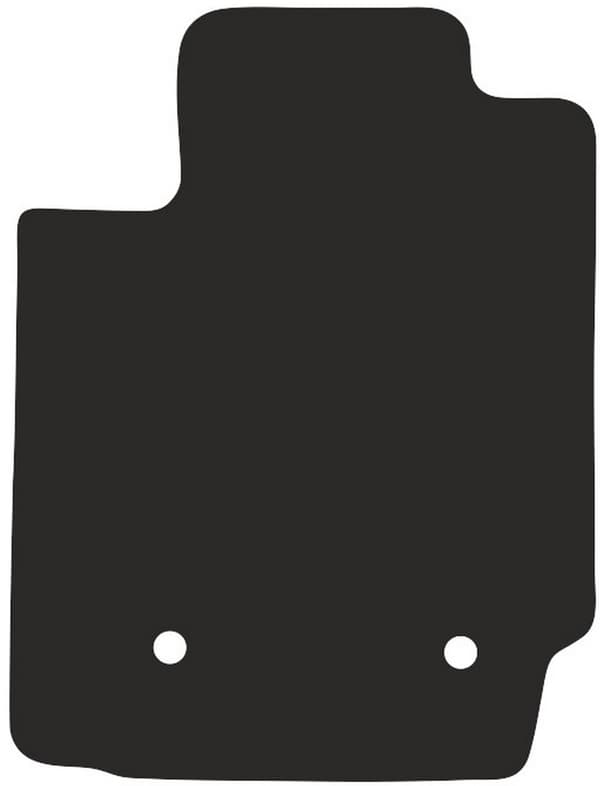 polyamid førermåtte til: Pontiac Vibe hatchback 2003-2008 gummibelagt førermåtte