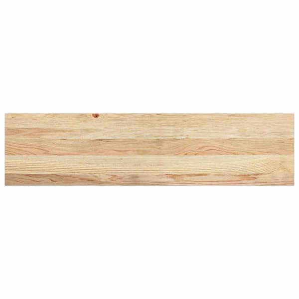 vidaXL trappetrin, 4 stk., ubehandlet 100x25x2 cm massivt egetræ