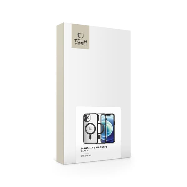 TECH-PROTECT MAGSHINE MAGSAFE IPHONE 12 SVART
