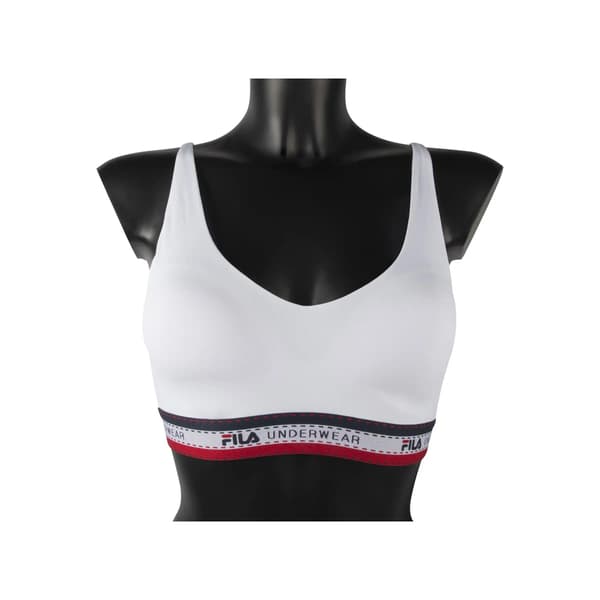 Fila BASIC 1-PACK Sport-BH för Dam Vit FU6088-300 R S