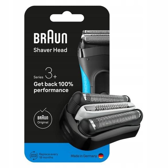 BRAUN Series 3+ 32B reservehoved sort