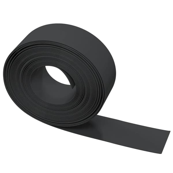 vidaXL havekant, sort, 10 m, 20 cm, polyethylen