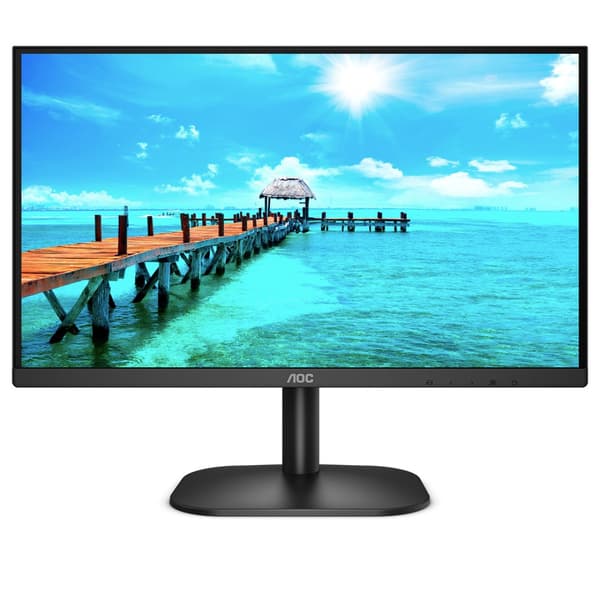 AOC LED-skærm 21,5" 22B2H/EU rammeløs, Full HD, sort