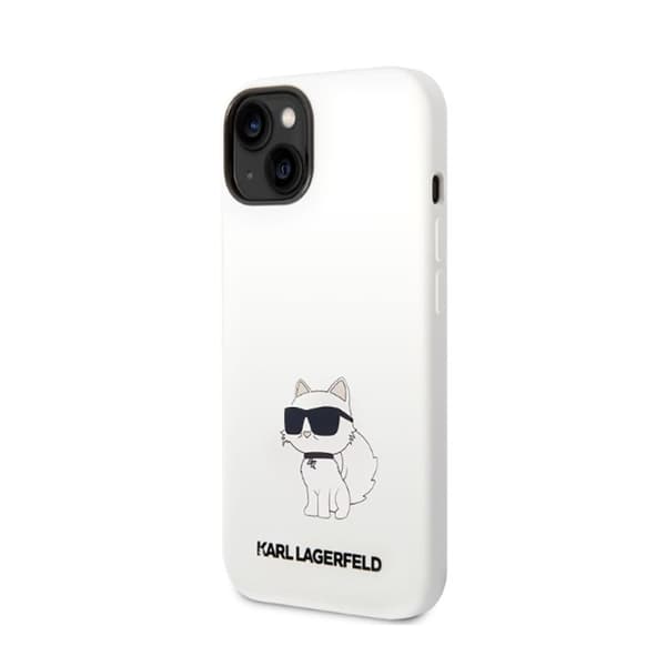 Karl Lagerfeld Silikone NFT Choupette - iPhone 14 Plus Etui (Hvid)