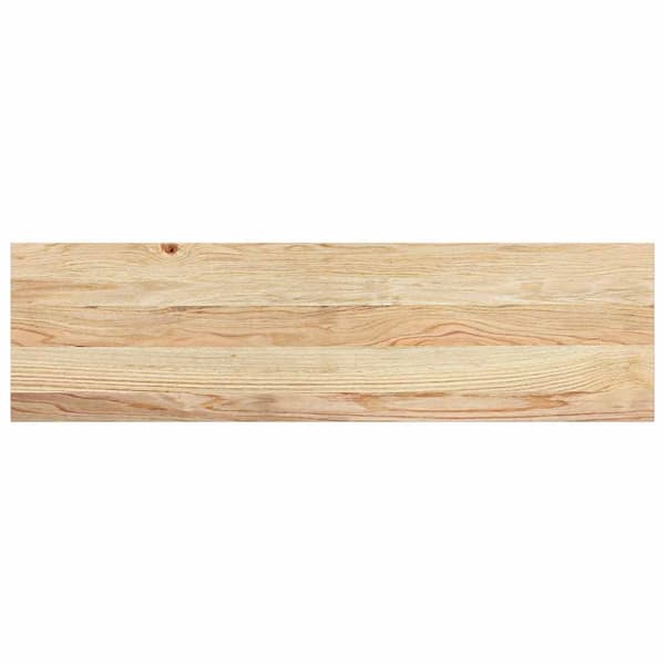 vidaXL trappetrin, 4 stk., ubehandlet 90x25x2 cm massivt egetræ
