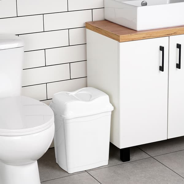 Vit plast soporlåda 16 l