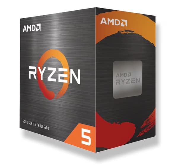 AMD Ryzen 5 5600XT-processor, 6 kärnor, 3,7 GHz, i låda
