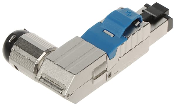 MODULÄR VINKELKONTAKT, SKÄRMAD RJ45/FTP6A-HAND-KAT