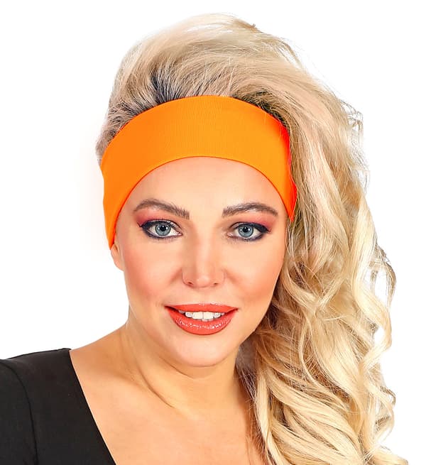 Neon Orange Disco-hårband