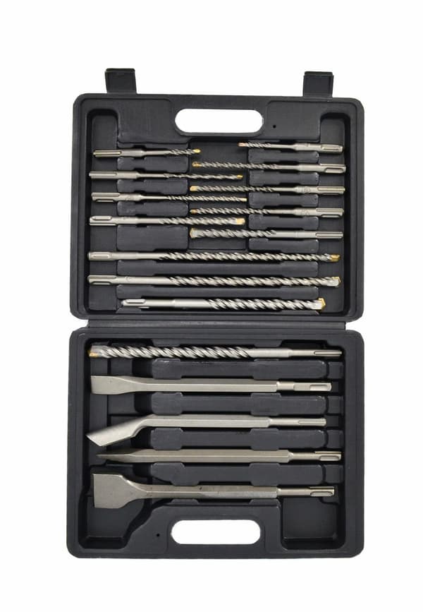 AWTOOLS SDS+ MEJSLAR OCH BORRSATS 17 delar.