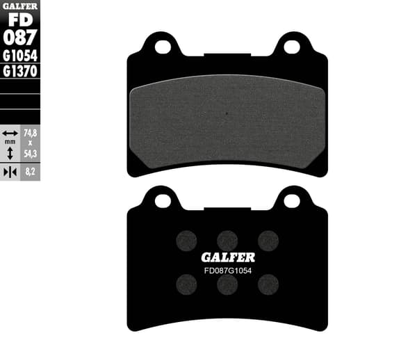 Galfer bromsbelägg KH123 semi-metallisk