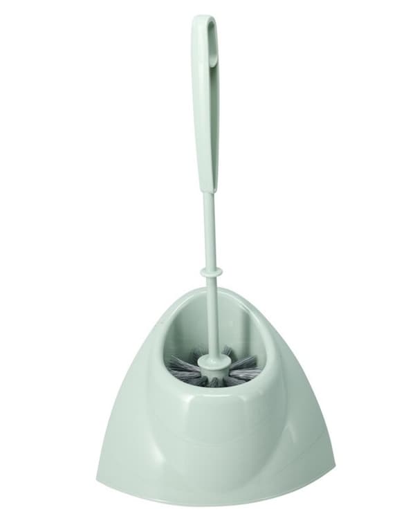 Toalettborste med stativ, hörnplast, 36 cm, 1 st.