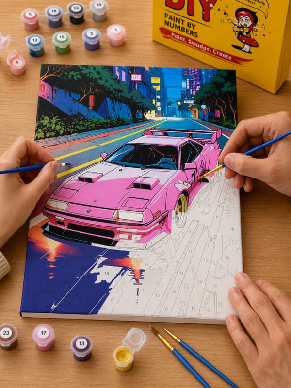 Målning med siffror Neon Ride 40x50 cm målarbilder