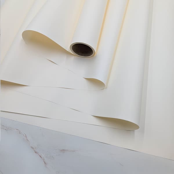 Blomfolie - "Elegant" Off-White - Rulle 58cm x 10m