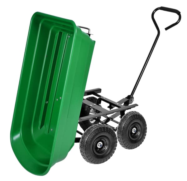 GARTEN vihreä kippivaunu kuljetusta varten