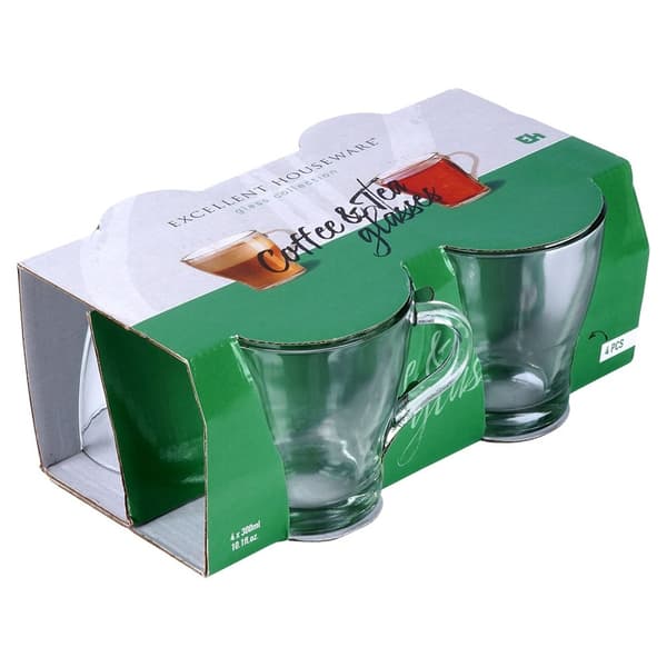 Kahvi- ja teemukit 280 ml 4 kpl