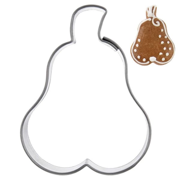 Stålkakeskærer pæreform 4,5 cm