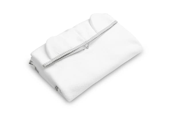 Valkoinen kylpyponcho
