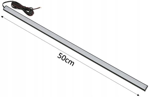 LED-belysning til buskabiner, pakker, strimler, 4x 50 cm, 12V