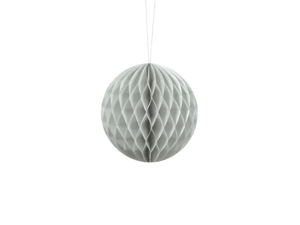 Pappersboll ljusgrå 10 cm 1 st.