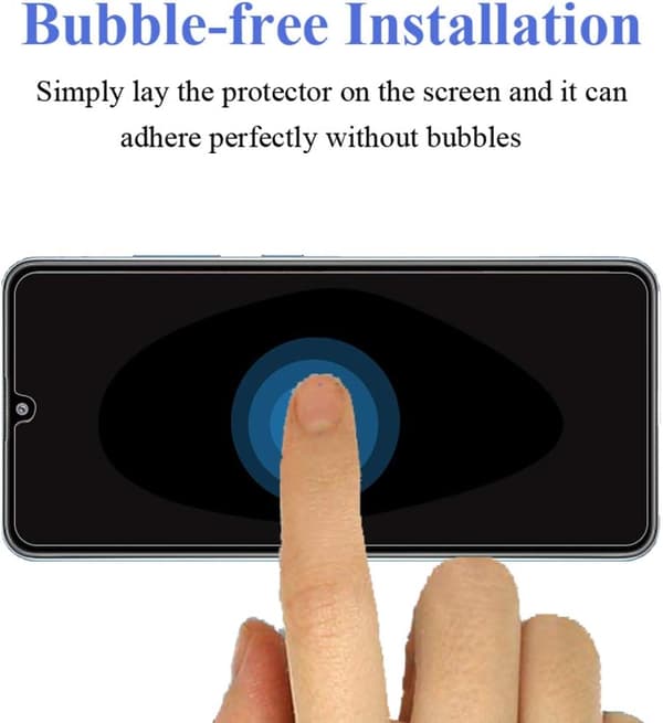 Härdat glas för Samsung Galaxy A12 5G, solidt skydd, 2 delar