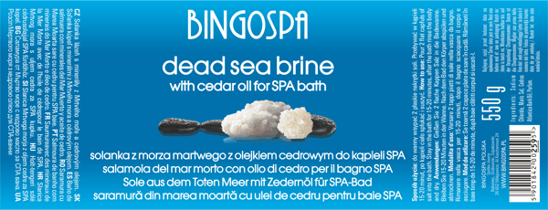 Dødehavsminerallage med cedertræsolie Bingospa