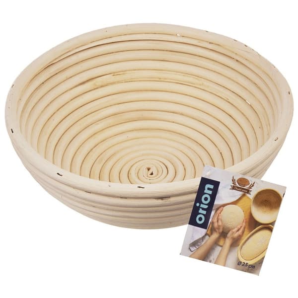 Hævekurv til brøddej, rattan, 1,5 kg / 25 cm