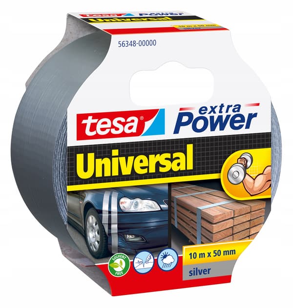 TESA XP UNIV. GRÅ 10M:50MM