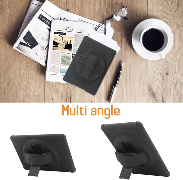 SORT ETUI MED HOLDER TIL KINDLE PAPERWHITE 11. GENERATION 6,8"