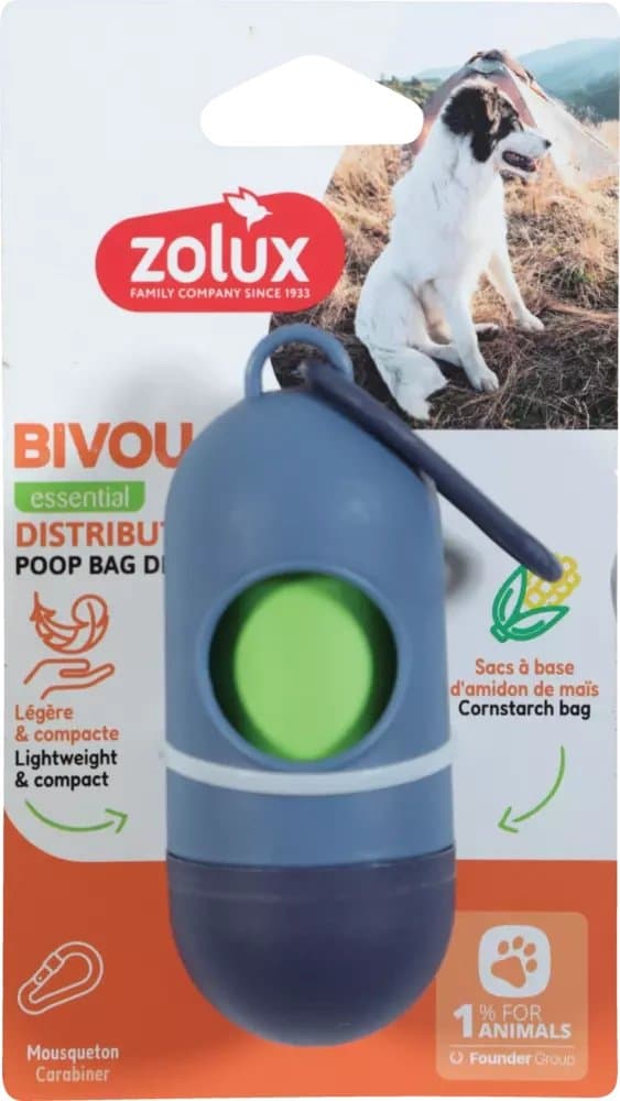 Zolux | BIVOUAK | Bajspåseautomat - Blå