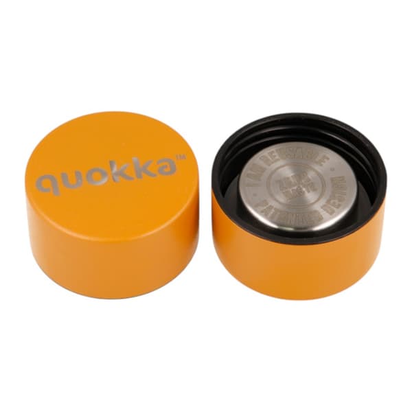 Quokka Solid med rem - 510ml termos i rostfritt stål med rem (senap)