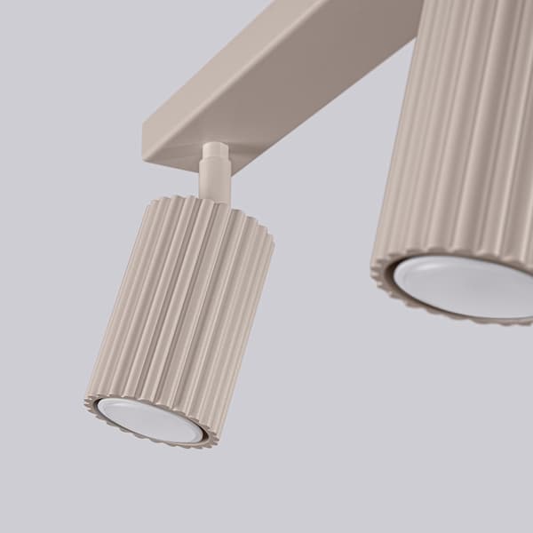 KULLYMPE 3 GU10 TAUPE ALU SOLLUX SL.1764
