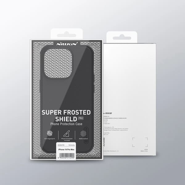 Nillkin Super Frosted Shield Pro iPhone 14 Pro Max Bakskal Blå