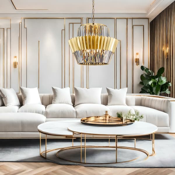 DONNA CHANDELIER 12 E14 GOLD MILAGRO ML0415