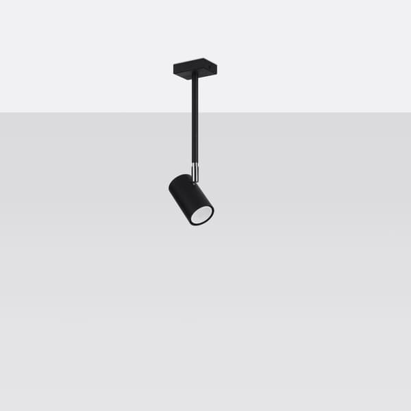 TVARIX 1 GU10 loftlampe sort Lumilo 10.179.74