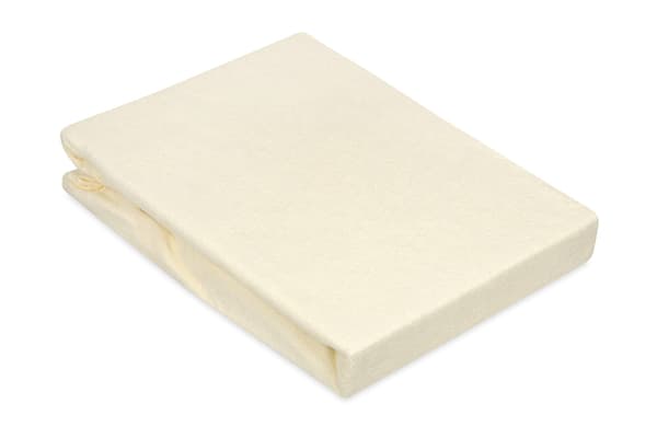 Frottélagen med elastik PREMIUM 60x120x10 Creme