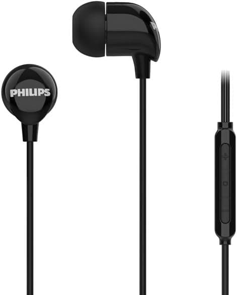 Trådbundna hörlurar PHILIPS TAE2146BK/00 Svart