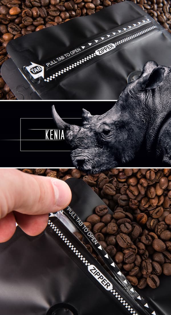 Friskristet, malet kaffe Arabica Kenya 500g