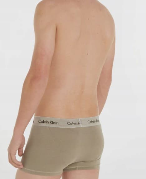 Calvin Klein herrbruna boxershorts i bomull med logotyp S