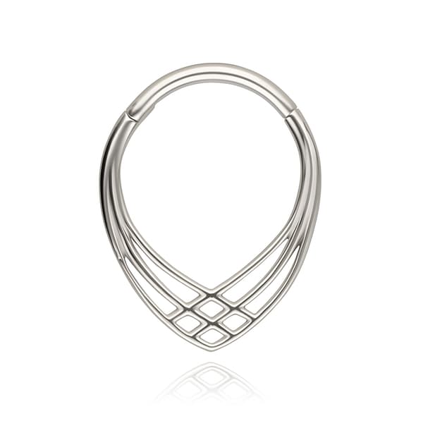 Clicker ørering - sølv - K-079 1.2/10