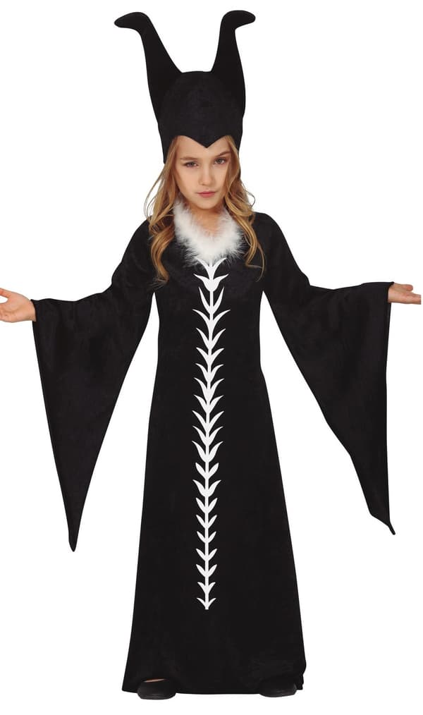 Halloween Häxa Djävulskostym 142cm